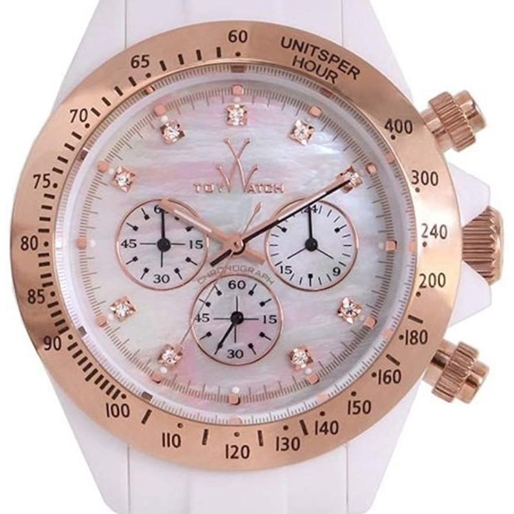 ToyWatch Mother of Pearl Rose Gold Chronograph